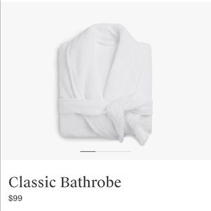 NWT - Parachute Classic Bathrobe - white